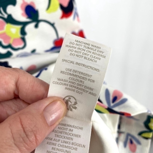 Boden White Floral Pencil Skirt - Picture 8 of 12